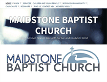 Tablet Screenshot of maidstonebaptist.net